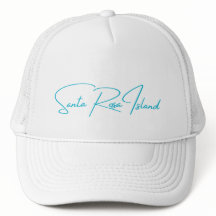 Santa Rosa Island Hat Aqua Logo