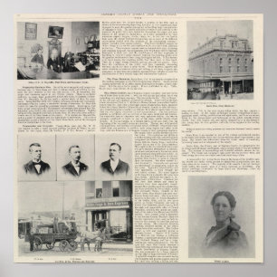 Santa Rosa Offices Minnie Coulter, California Poster