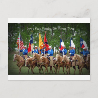 Santa Rosa Palomino Club Vernon, Texas Postcard