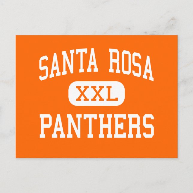Santa Rosa - Panthers - High - Santa Rosa Postcard (Front)