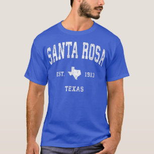 Santa Rosa Texas TX Vintage Athletic Sports Design T-Shirt