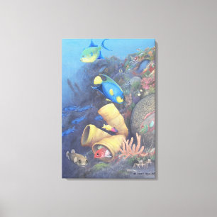 Santa Rosa Wall 1 Fine Art Wrapped Canvas Print