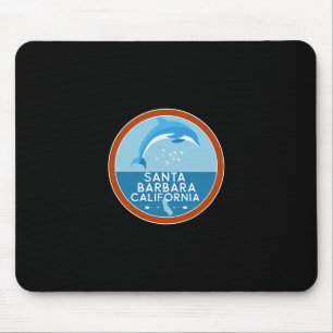 Santa Rra California Dolphin Ca Vacation Souvenir  Mouse Mat
