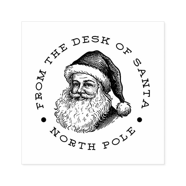 Santa Rubber Stamp (Imprint)