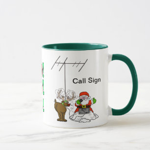 Santa, Rudolph  Ho! Christmas Mug - Customise It!