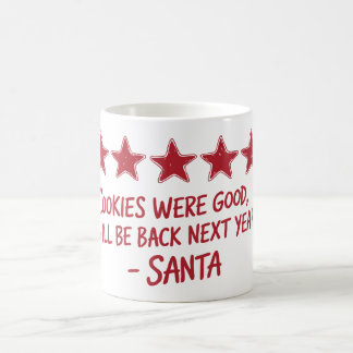Santa’s 5-Star Review - Christmas Design Coffee Mug