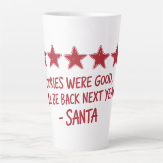 Santa’s 5-Star Review - Christmas Design Latte Mug