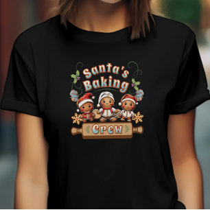 Santa’s Baking Crew Christmas Cookies T-Shirt