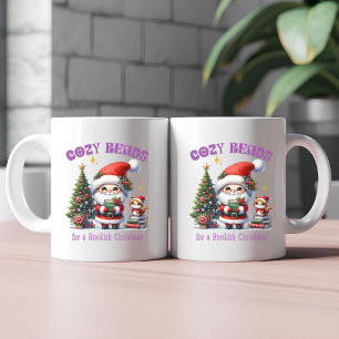 Santa’s Bookish Christmas Cozy Reads Coffee Mug