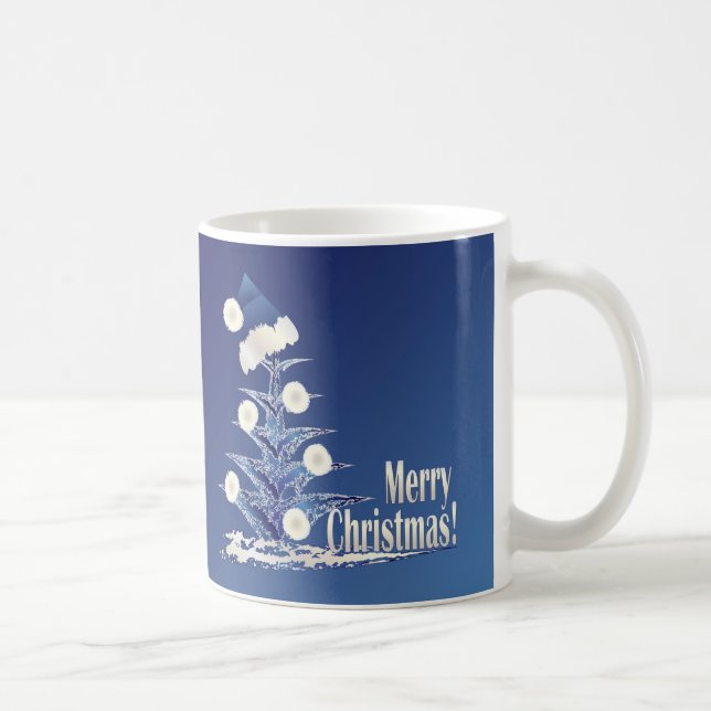 Santa s Christmas tree Coffee Mug (Right)