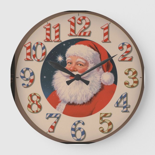 Santa’s Countdown to Christmas Wall Clock (Front)