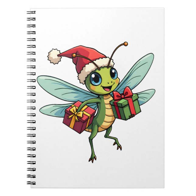 Santa’s Dragonfly Helper Notebook (Front)