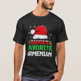 Santa s Favorite Armenian Christmas Family Matchin T-Shirt