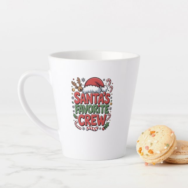 Santa’s Favorite Crew Latte Mug (In Situ)