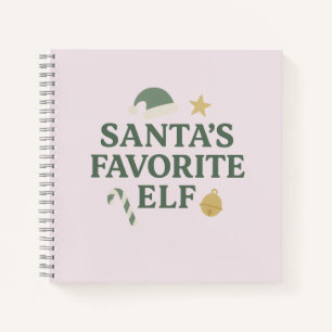 Santa’s Favorite Elf - Christmas Notebook
