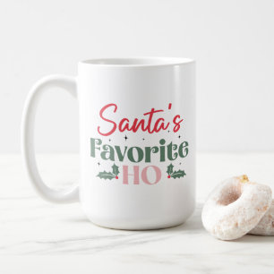 Santa’s Favorite Ho Funny Festive Christmas  Coffee Mug