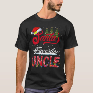 Santa s Favorite Uncle Family Matching Group Chris T-Shirt