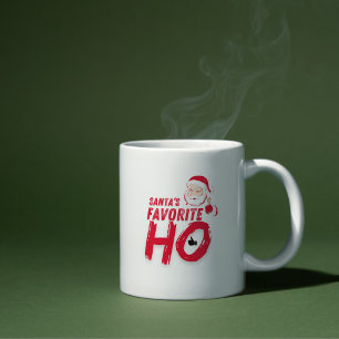 Santa’s Favourite Ho – Playful Holiday Design Coffee Mug