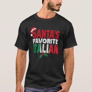 Santa s Favourite Italian Christmas T-Shirt