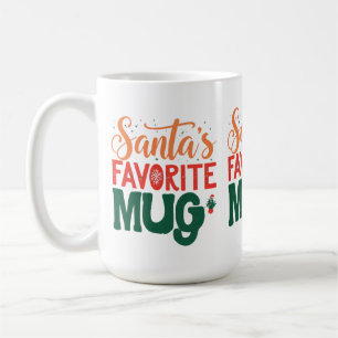 Santa’s Favourite Mug - Classic 15 oz Design