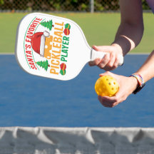 Santa’s Favourite Pickleball Player – Funny