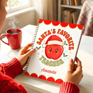 Santa’s Favourite Teacher Funny Christmas Journal