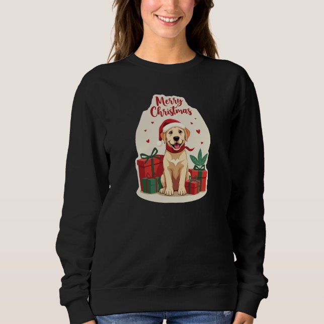 Santa’s Furry Helper Sweatshirt (Front)