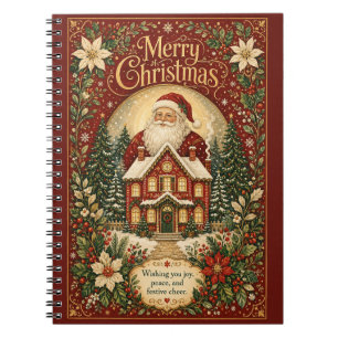 Santa’s Hearthside Greeting Notebook