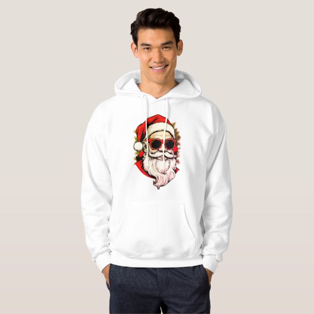 Santa’s Holiday Swagger Hoodie (Front Full)