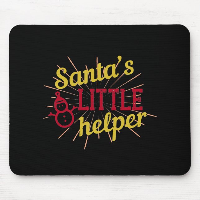 Santa’s Little Helper Mouse Mat (Front)