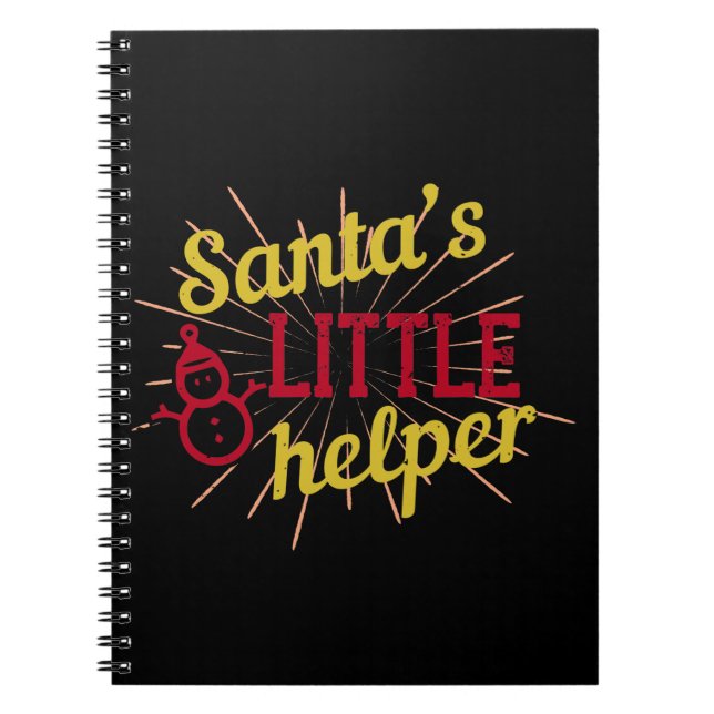 Santa’s Little Helper Notebook (Front)