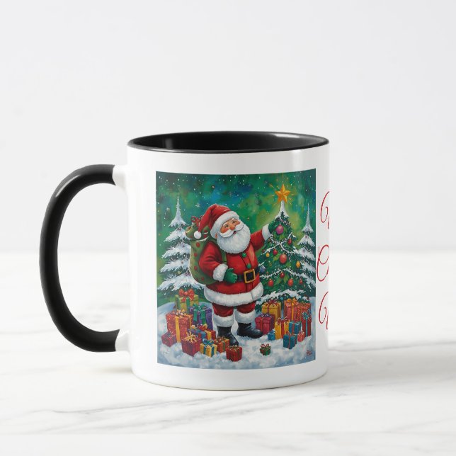 Santa’s Magical Christmas Mug (Left)