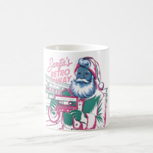 Santa’s Mixtape – 80s Christmas Nostalgia Coffee Mug