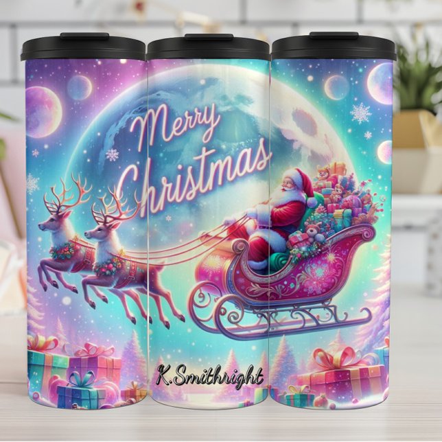 Santa’s Moonlight Gift Soar Thermal Tumbler (Creator Uploaded)