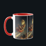 Santa’s Moonlit Christmas Ride Mug<br><div class="desc">Bring the holiday spirit to life with this enchanting Christmas design featuring Santa Claus riding his sleigh under the glowing full moon, guided by reindeer across a snowy winter night. Perfect for Christmas cards, holiday gifts, New Year celebrations, festive décor, Santa sleigh art, winter wonderland illustrations, Xmas decorations, and seasonal...</div>