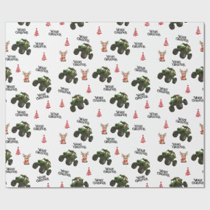 Santa’s Off-Road Christmas Wrapping Paper