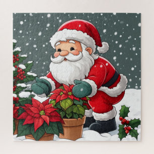 Santa’s Secret Winter Garden Jigsaw Puzzle
