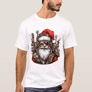 Santa’s Steampunk Elf – Ready for Action! T-Shirt