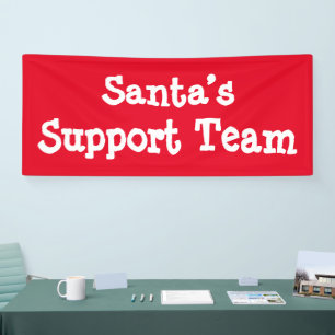 Santa’s Support Team Banner