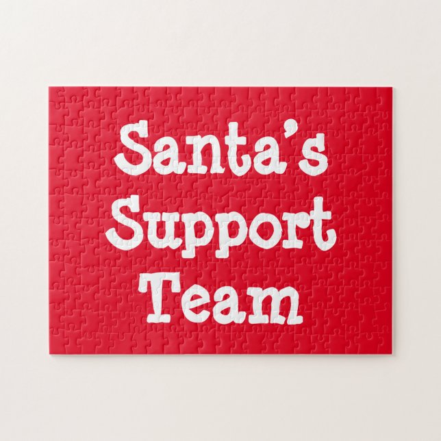 Santa’s Support Team Jigsaw Puzzle (Horizontal)