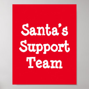 Santa’s Support Team Poster