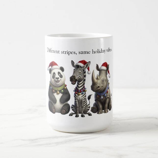 Santa’s Wild Trio Coffee Mug (Center)