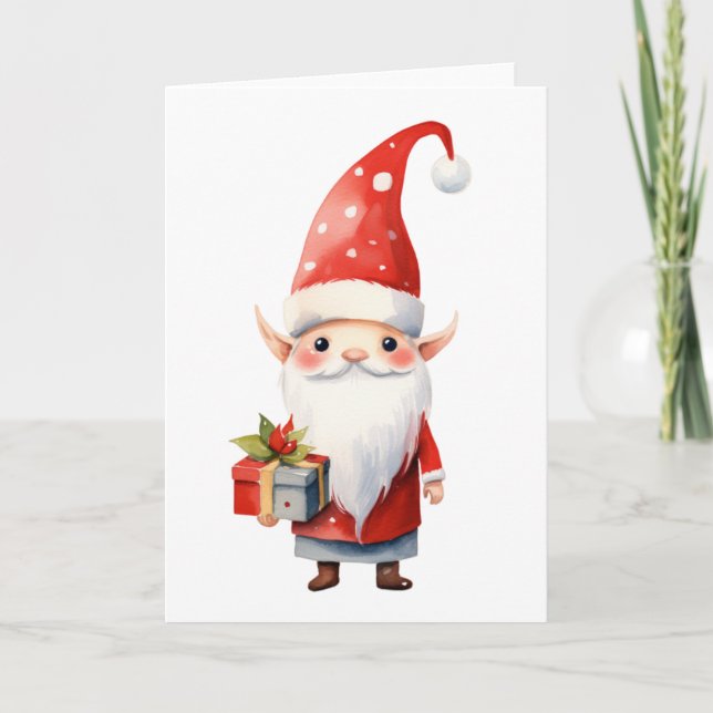 Santa’s Workshop Elf Card (Front)