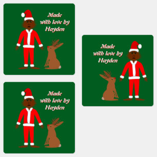 Santa Sasquatch and Jackalope Christmas Custom