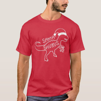 Santa Saurus Sauropods Xmas Christmas T-Shirt