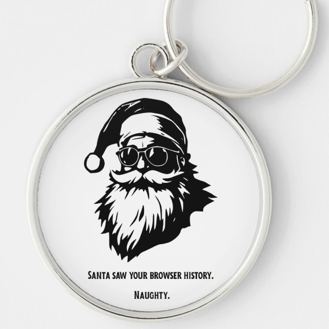 Santa saw your browser history - Keychain (Front)