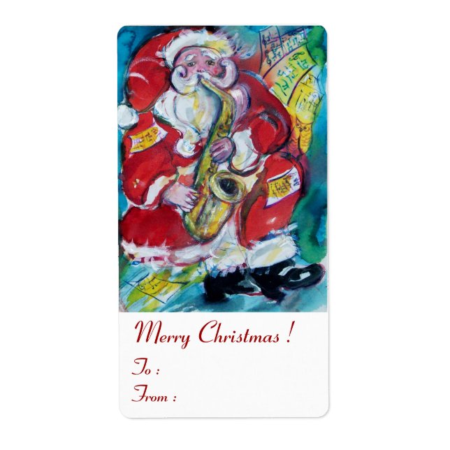 SANTA & SAX, CHRISTMAS JAZZ PARTY (Front)