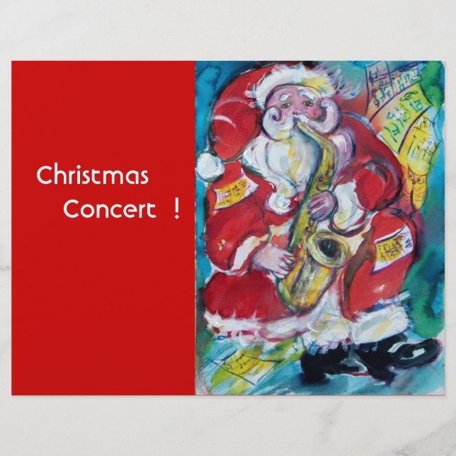 SANTA & SAX FLYER (Front)