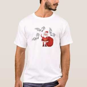Santa Says Ho Ho Ho in ASL T-Shirt