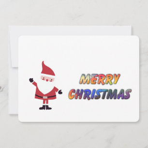 Santa says Merry Christmas - Personalize photo
